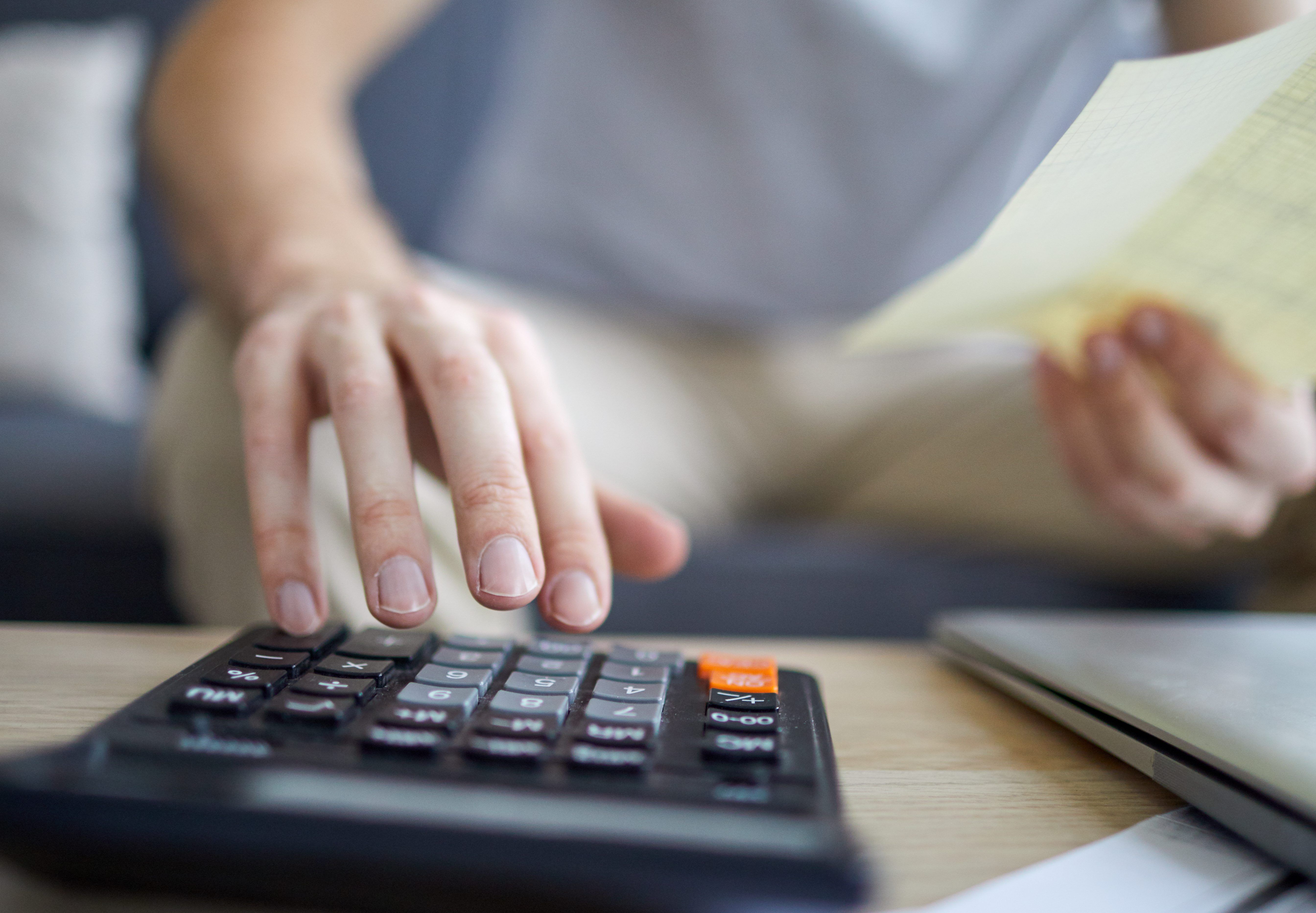 Using calculator